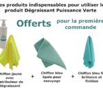 Produits indispensables avec dégraissant Puissance Verte